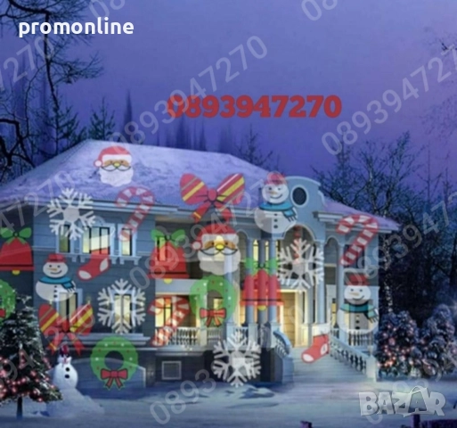 Детски LED прожектор за Коледа Проектор с 12 диска и 48 картинки, снимка 8 - Други - 52513698