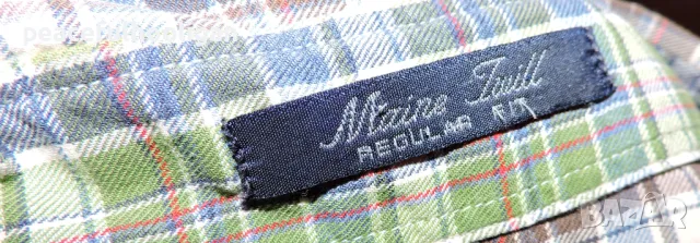Gant Maine Twill Mens Multicolour Long Sleeve Plaid Checked Casual Shirt Size XL, снимка 13 - Ризи - 47644259