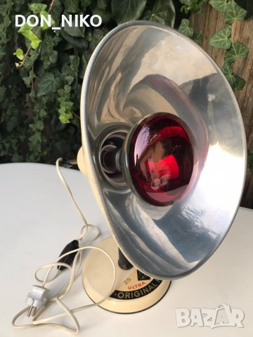 Aвстрийска лампа за Нагревки 1956 г., снимка 2 - Антикварни и старинни предмети - 42710379