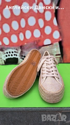 Английски дамски еспадрили, снимка 8 - Дамски ежедневни обувки - 53885003