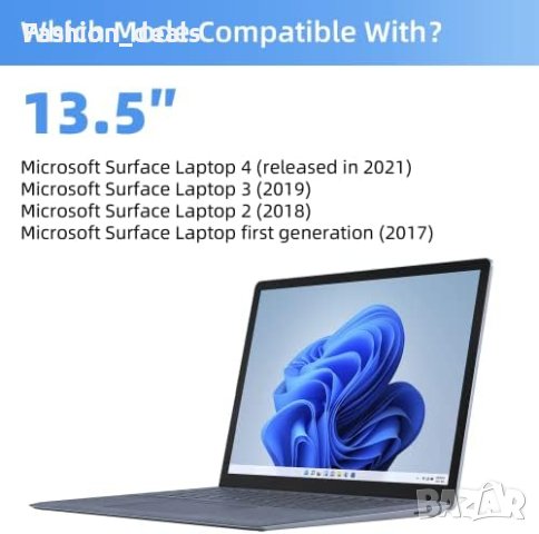 Нов Магнитен екран за поверителност за 13,5-инчов подвижен филтър Лаптоп Microsoft, снимка 4 - Лаптоп аксесоари - 42246127