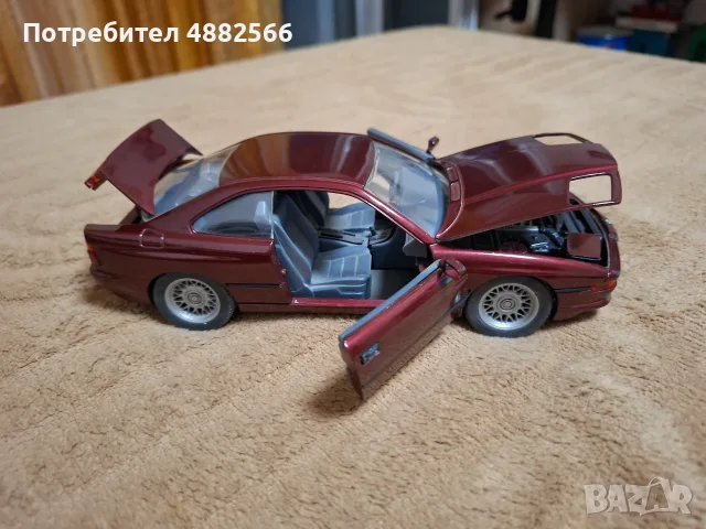 Метална количка БМВ 850i, снимка 7 - Колекции - 55878767