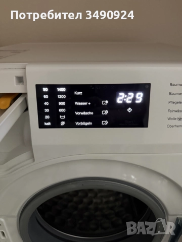 Пералня Miele W1 WED335 WPS, снимка 5 - Перални - 56266466