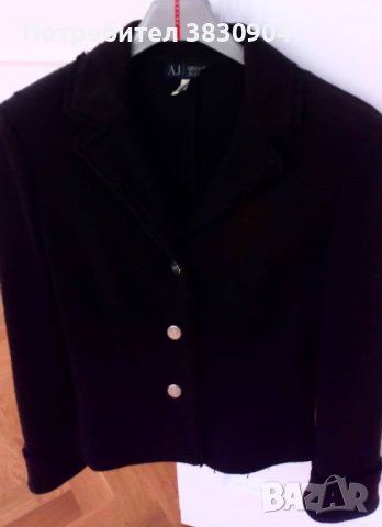 Сако Armani Jeans, черно, IT 46, снимка 10 - Сака - 42195750