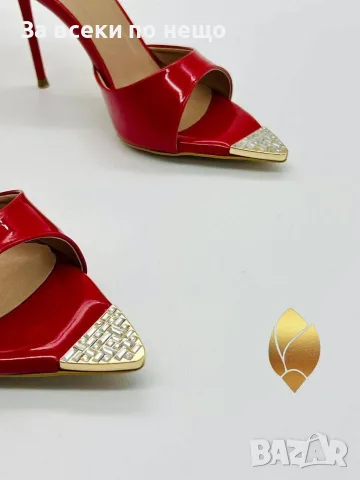 Giuseppe Zanotti Дамски Чехли На Ток - Различни Цветове Код SEM-294, снимка 2 - Чехли - 55782955