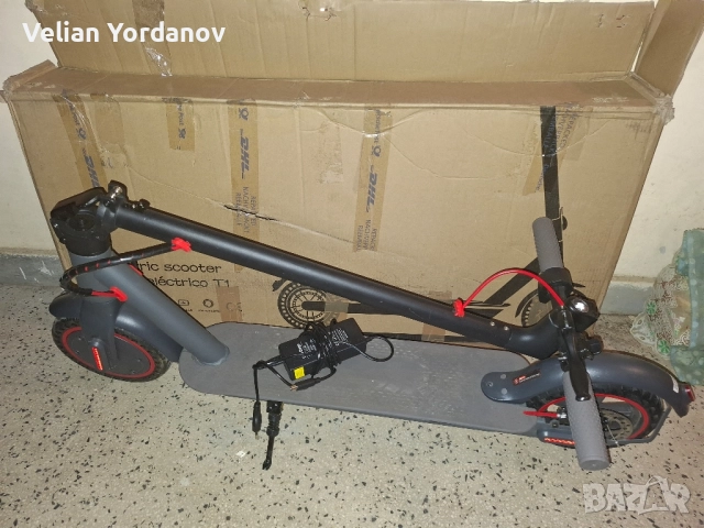 Тротинетка почти нова, зарядно- без батерия, снимка 2 - Друга електроника - 51672386