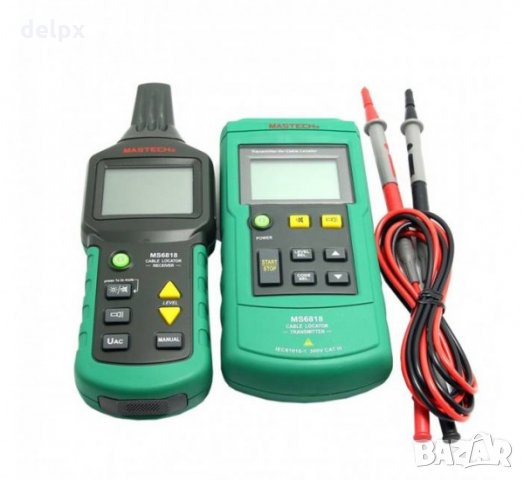 Тестер/тракер MS6818 за електрически кабели с предавател и приемник, снимка 2 - Други инструменти - 31053125