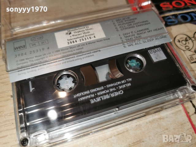 CHER-ORIGINAL TAPE 1904261024H2E6R, снимка 7 - Аудио касети - 54242518