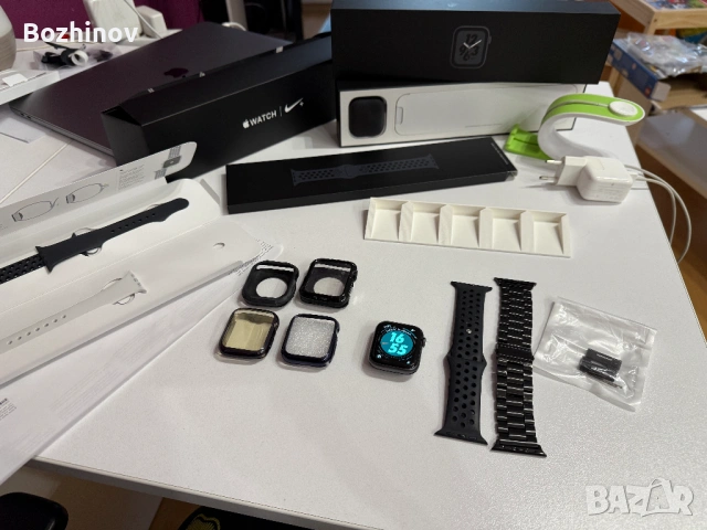 Apple Watch Nike+ Series 4 – 44mm | Отличен комплект + подаръци