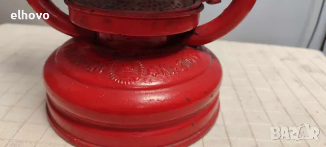 Стар немски газен фенер FEUERHAND#1, снимка 5 - Антикварни и старинни предмети - 48064518