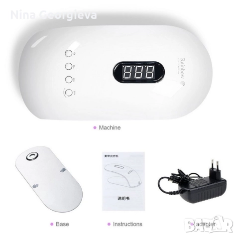 LED UV лампа за нокти 36W, снимка 2 - Педикюр и маникюр - 52932208