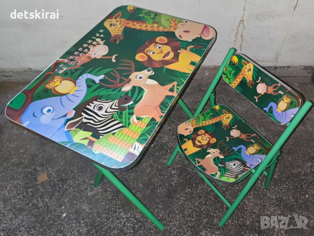 Сгъваем стол + маса Различни модели, снимка 6 - Мебели за детската стая - 49444423