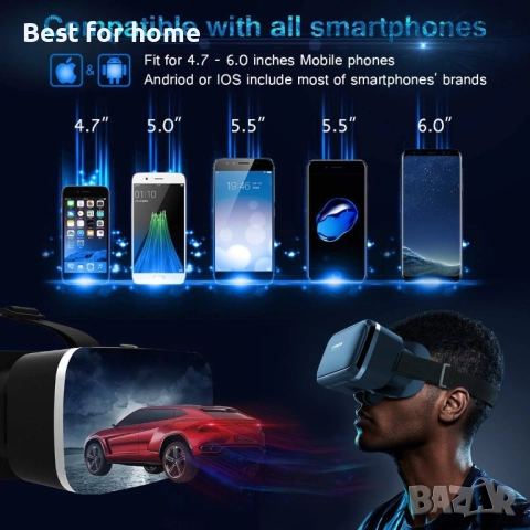 VR SHINECON VR слушалки, снимка 2 - Друга електроника - 52594009