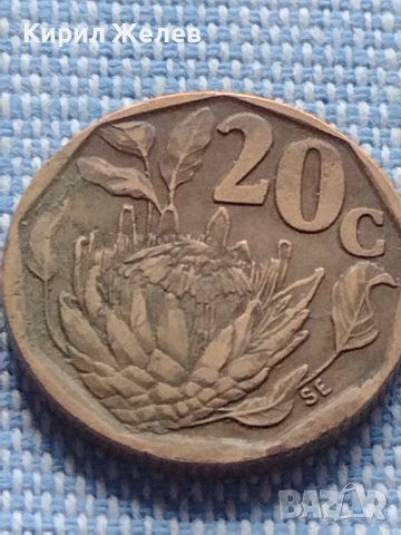 Две монети 20 цента 1993г. Африка / 50 филс Обединени арабски емирства 40864, снимка 2 - Нумизматика и бонистика - 42818947