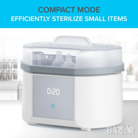 Стерилизатор и сушилня Chicco Advanced Steam Sterilizer Dryer 2в1, снимка 9 - Стерилизатори - 54307526