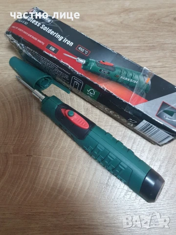 Акумулаторен поялник на батерии Parkside , снимка 2 - Поялници и запояване - 51374376