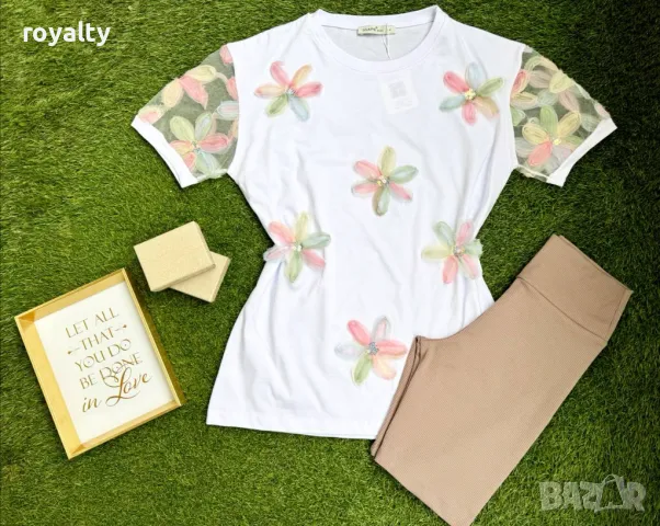 Памучни дамски комплекти , снимка 18 - Спортни екипи - 49756097