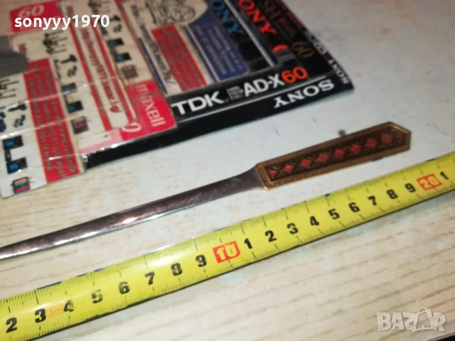 НОЖ ЗА ПИСМА ОТ ФРАНЦИЯ 1610251849, снимка 11 - Антикварни и старинни предмети - 52078696