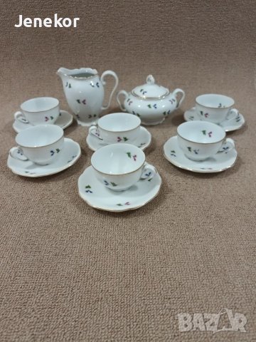 Винтидж сервиз за кафе Haas&Czjzek., снимка 3 - Антикварни и старинни предмети - 40584762