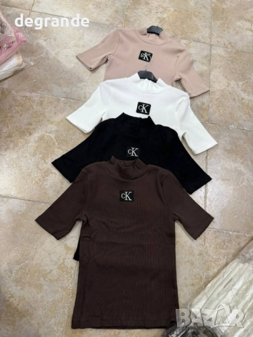 Дамска блуза рипс Calvin Klein 