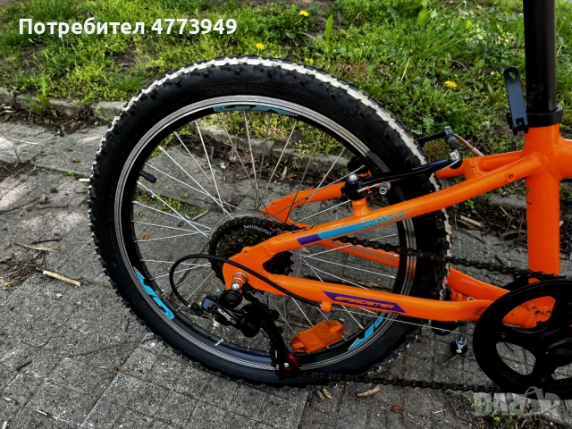 Детско колело Cross Speedster 20” алуминий, 6 скорости – много запазено, снимка 9 - Велосипеди - 53934853