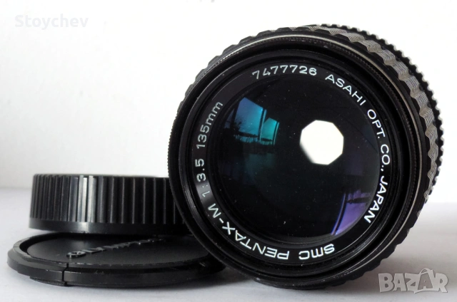 Обектив SMC Pentax-M 135mm 1:3.5, снимка 2 - Обективи и филтри - 54320478