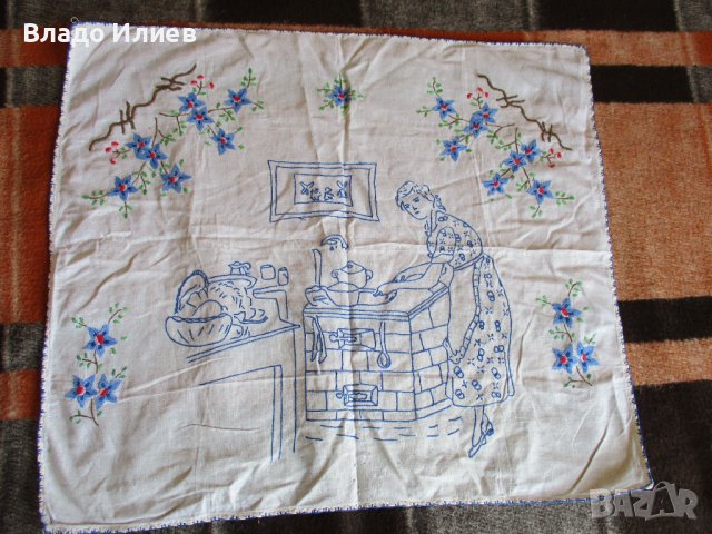 Кърпи и ковьори за стена бродирани и шити ръчно, снимка 13 - Декорация за дома - 32782520