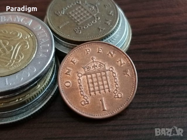 Монета - Великобритания - 1 пени | 2001г.