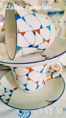 ЧАШИ „КАЛЕЙДОСКОП“ – ИФЗ (САНКТ-ПЕТЕРБУРГ), снимка 2 - Сервизи - 51850691