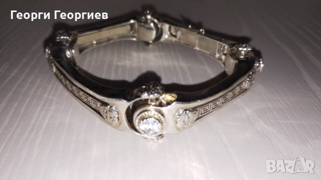 Сребърна гривна-белезник Versace , снимка 1 - Гривни - 44466123