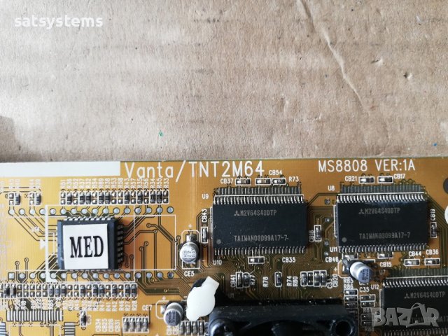 Видео карта MSI Nvidia Vanta TNT2 M64 MS-8808 32MB AGP, снимка 6 - Видеокарти - 40381423