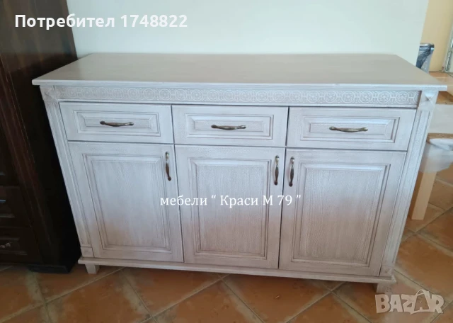 Скрин от масив с патина, снимка 3 - Скринове - 50699557