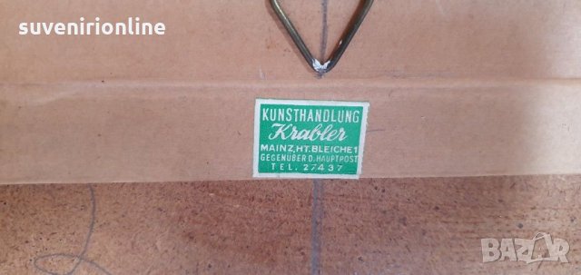 Стара рисувана картина масло на фазер, снимка 6 - Антикварни и старинни предмети - 29872103