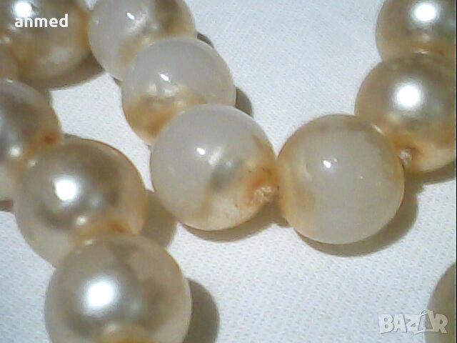 много красиви стари перли 10мм, снимка 4 - Антикварни и старинни предмети - 44189875
