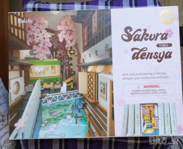Sakura Densya Book Nook- модел за декорация на библиотека