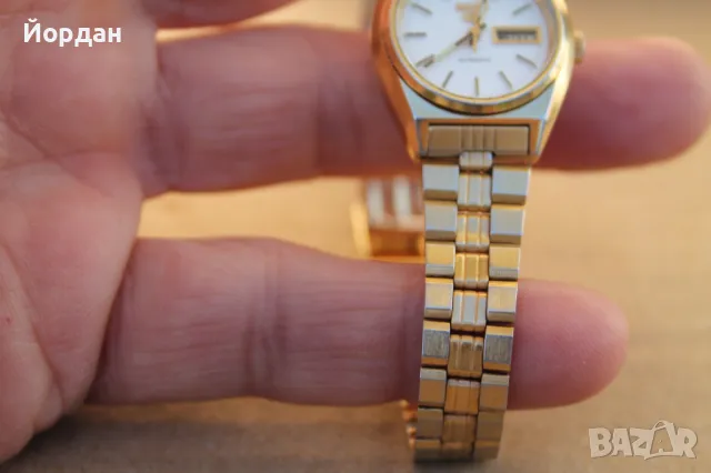 Дамски позлатен Японски часовник ''Seiko 5'' автомат  , снимка 4 - Дамски - 47593942