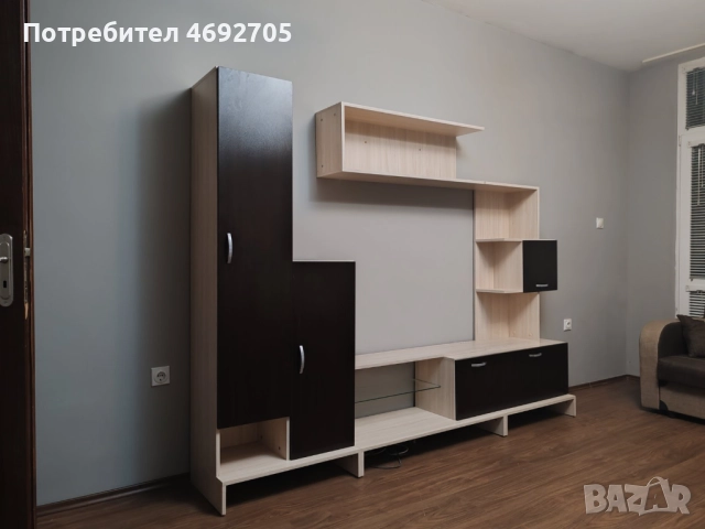 Холна секция за стена с отвор за ТВ