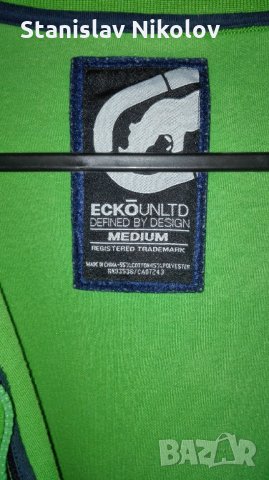 Горнище Ecko Unltd Green/White, Size M, снимка 6 - Спортни дрехи, екипи - 34497099