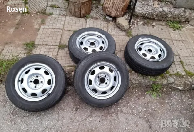 Джанти с гуми общо 7 бр.за поло голф и други 4х100 13 цола 