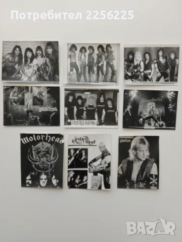 ЛОТ стари картички на метъл групи (лот 12)