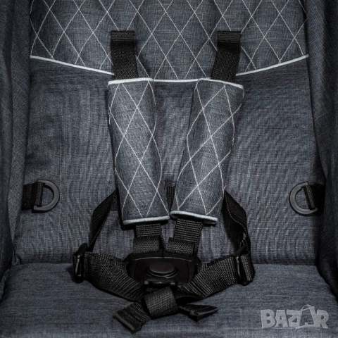 Hauck Pacific 4 Shop’n Drive Set – 3 в 1 Бебешка Количка, Столче за Кола и Трансформиращ се Кош Сива, снимка 18 - Детски колички - 52361271