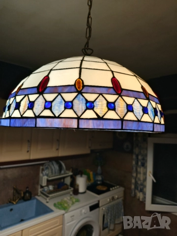 Полилей тип Тифани., снимка 9 - Лампи за таван - 51939204