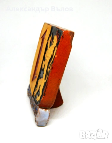 Стар Керамичен Герб Град Манхайм Германия Ръчнонаправен , снимка 3 - Колекции - 53059455