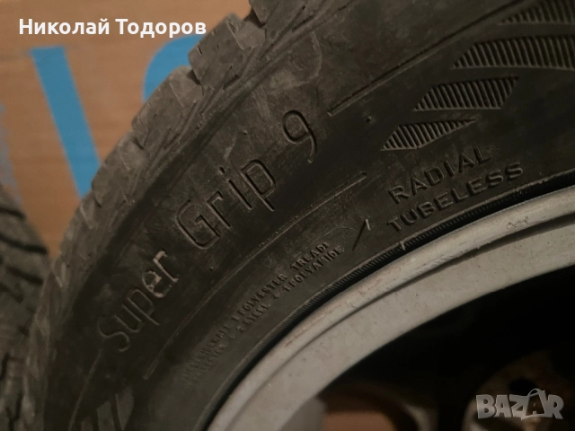 Зимни гуми Michelin 2 бр. и ESA Tecar 2 бр. 185/60/15, снимка 8 - Гуми и джанти - 52296580