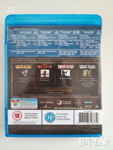Карибски пирати Pirates of the Caribbean Blu-ray Блу-рей Колекция, снимка 9 - Blu-Ray филми - 44383832