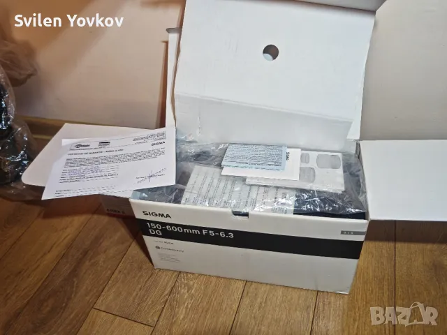 продавам обектив Sigma 150-600mm f/5-6.3 DG OS HSM C - Canon EF

, снимка 5 - Обективи и филтри - 49700468