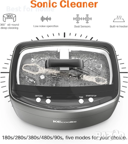 KECOOLKE 2.5L ултразвукова почистваща машина , снимка 5 - Друга електроника - 54315103