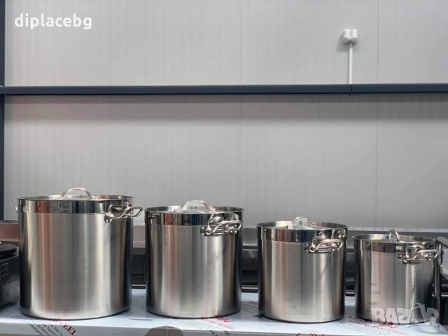 Казани Тенджери 2мм реална дебелина от неръждаема стомана, снимка 1 - Обзавеждане на кухня - 28837395