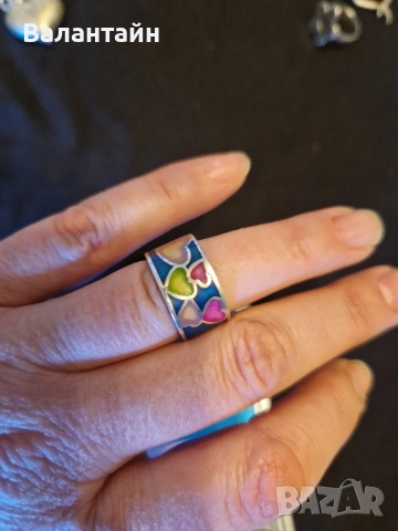 Сребърни пръстени различни модели, снимка 5 - Пръстени - 30792746