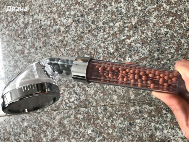 СПА душ слушалка с германий и турмалин, снимка 3 - Други - 54254913